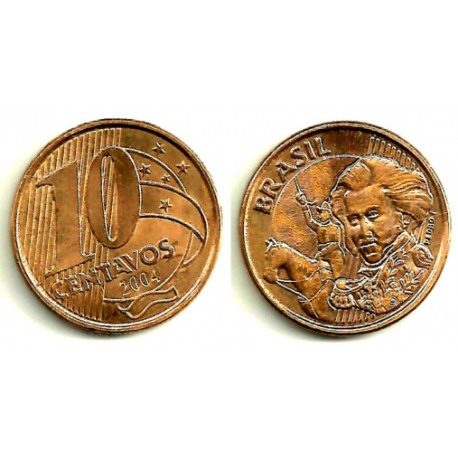 (649.2) Brasil. 2004. 10 Centavos (EBC)