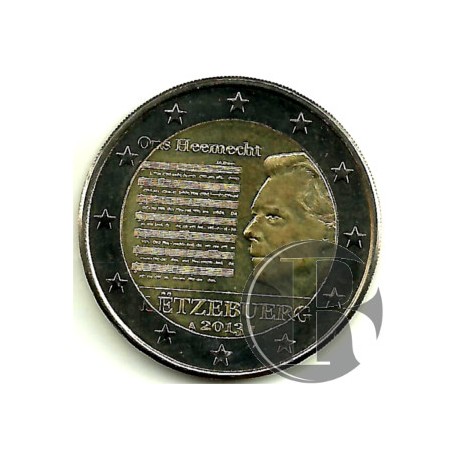 Luxemburgo. 2013. 2 Euro (SC) Himno Nacional