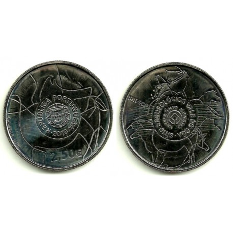 Portugal. 2010. 2,50 Euro (SC) UNESCO. Vale do Coa
