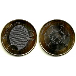 Eslovenia. 2012. 3 Euro (SC) 1912 Medalla Olímpica