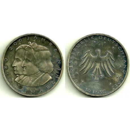 Alemania. 2012(F). 10 Euro (SC)