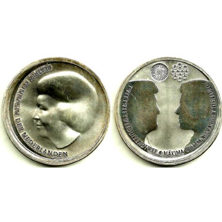 Países Bajos. 2002. 10 Euro (SC) (Plata)