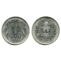 (92.1) India. 1993. 1 Rupee (MBC)