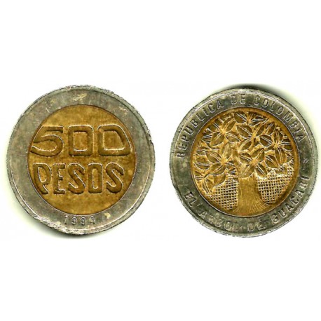 (286) Colombia. 1994. 500 Pesos (MBC)