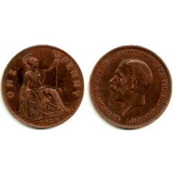(838) Gran Bretaña. 1928. 1 Penny (BC)