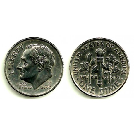 (195a) Estados Unidos de América. 2006(P). 1 Dime (MBC)