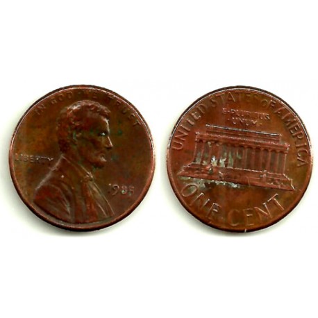 (201) Estados Unidos de América. 1985. 1 Cent (BC+)
