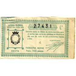 Décimo. 1 de Julio de 1932
