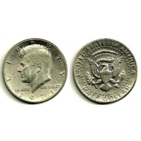 (205) Estados Unidos de América. 1971. Half Dollar (MBC)