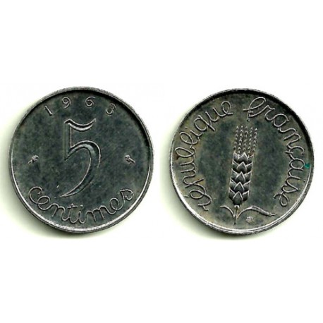 (627) Francia. 1963. 5 Centimes (EBC)