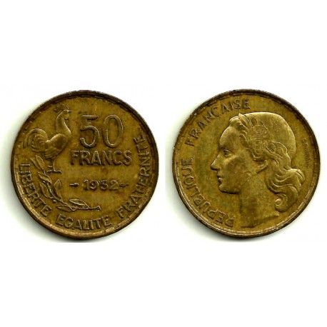 (918.1) Francia. 1952. 50 Francs (BC+)