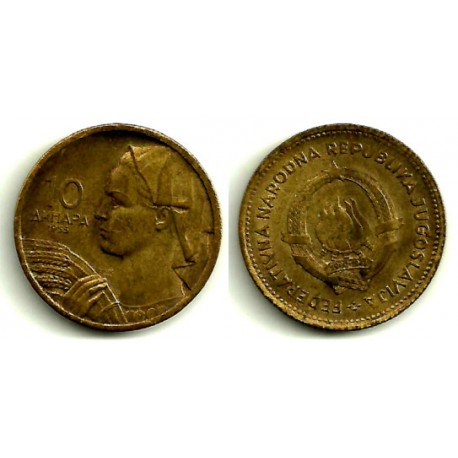 (33) Yugoslavia. 1955. 10 Dinara (MBC)