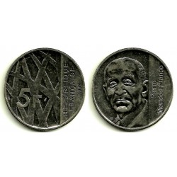 (1006) Francia. 1992. 5 Francs (MBC)