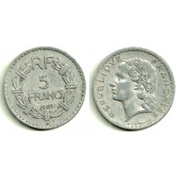 (888b.2) Francia. 1949(B). 5 Francs (BC)