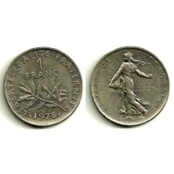 (925.1) Francia. 1978. 1 Franc (MBC)