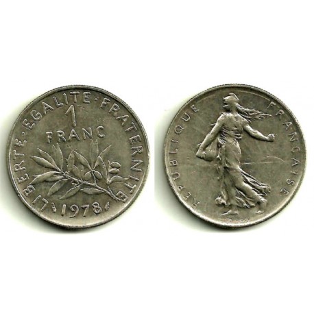 (925.1) Francia. 1978. 1 Franc (MBC)