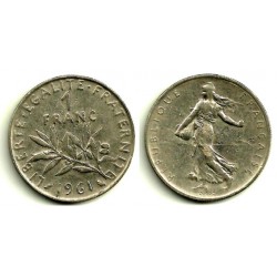 (925.1) Francia. 1961. 1 Franc (MBC)