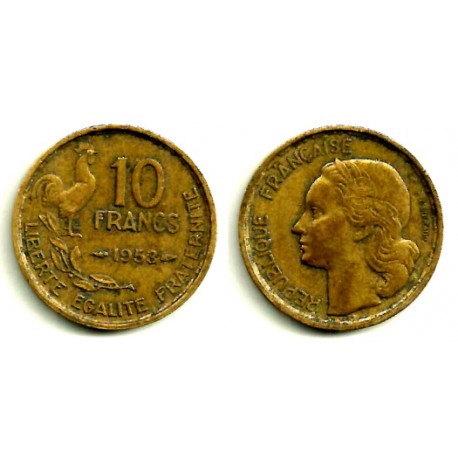 (915.1) Francia. 1953. 10 Francs (BC)