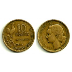 (915.1) Francia. 1951. 10 Francs (BC+)