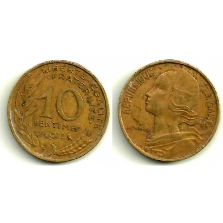 (929) Francia. 1972. 10 Centimes (BC+)