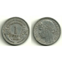 (885a.1) Francia. 1945. 1 Franc (BC)