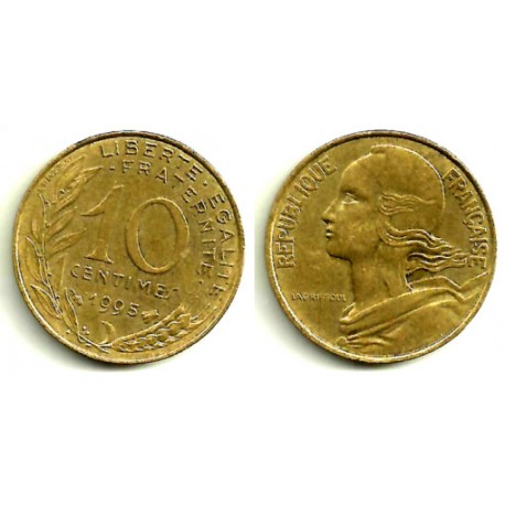 (929) Francia. 1995. 10 Centimes (MBC)