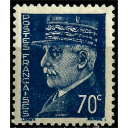 (433) Francia. 1941-42. 70 Centimes. Marshal Pétain (Nuevo)