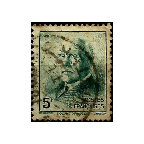 (450) Francia. 1942. 5 Francs. Marshal Pétain (Usado)