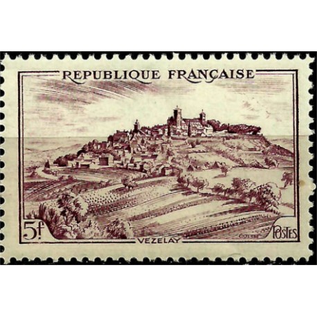 (568) Francia. 1946. 5 Francs. Vezelay (Nuevo)