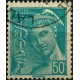 (458) Francia. 1942. 50 Centimes. Mercurio (Usado)