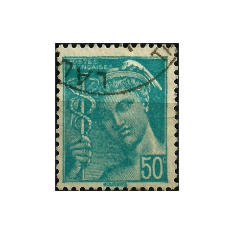 (458) Francia. 1942. 50 Centimes. Mercurio (Usado)