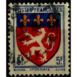 (460) Francia. 1943. 5 Francs. Lyonnais (Usado)