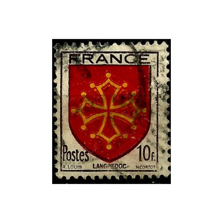 (468) Francia. 1944. 10 Francs. Languedoc (Usado)