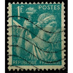 (379) Francia. 1939-44. 1 Franc. Iris (Usado)