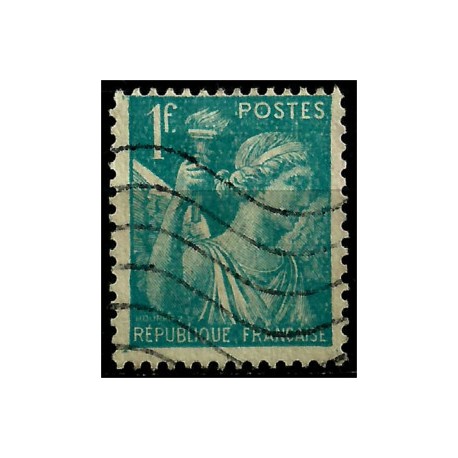 (379) Francia. 1939-44. 1 Franc. Iris (Usado)