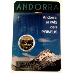 Andorra. 2017. 2 Euro (SC) Pais de los Pirineos