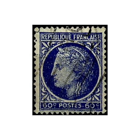 (528) Francia. 1945-47. 60 Centimes. Ceres (Usado)