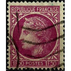 (534) Francia. 1945-47. 1,50 Francs. Ceres (Usado)