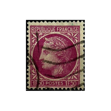 (534) Francia. 1945-47. 1,50 Francs. Ceres (Usado)