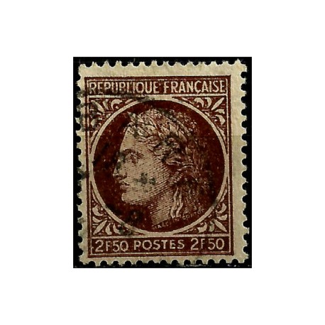 (538) Francia. 1945-47. 2,50 Francs. Ceres (Usado)
