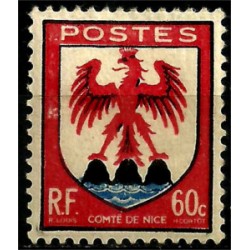 (565) Francia. 1946. 60 Centimes. Comté de Nice (Nuevo, con marcas de fijasellos)