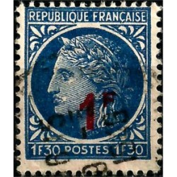 (589) Francia. 1947. 1 Franc. Sobretasa. Ceres (Usado)