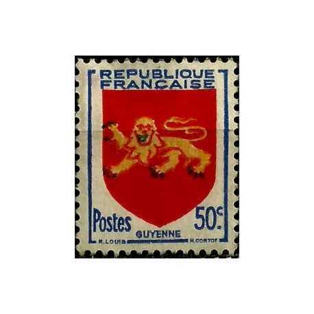 (617) Francia. 1949. 50 Centimes. Guyenne (Nuevo)