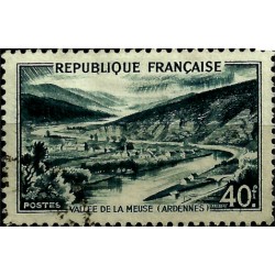 (631) Francia. 1949. 40 Francs. VAllee de la Meuse (Usado)