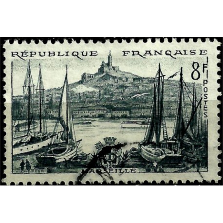 (775) Francia. 1955. 8 Francs. Marseille (Usado)