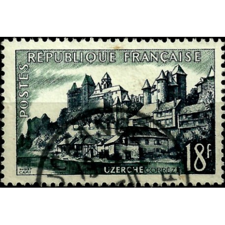 (778) Francia. 1955. 18 Francs. Uzerche (Usado)