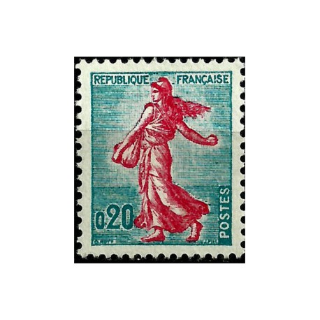 (941) Francia. 1960-61. 20 Centimes. Sembradora (Nuevo)