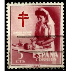 (1121) 1953. 5 Céntimos. Pro Tuberculosos (Usado)