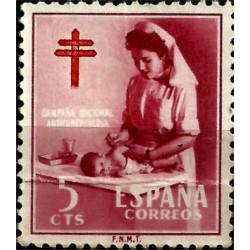 (1121) 1953. 5 Céntimos. Pro Tuberculosos (Usado)