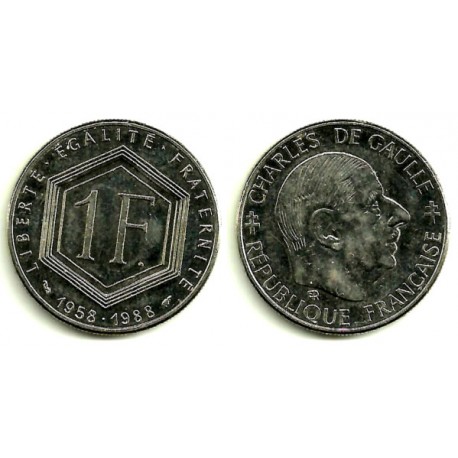 (963) Francia. 1988. 1 Franc (EBC)